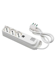 MULTIPRESA CON INTERRUTTORE + USB - FANTON