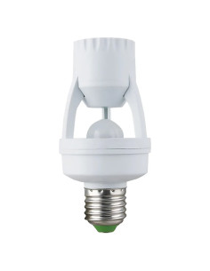 PORTALAMPADA CON SENSORE MOVIMENTO E27 - VTAC