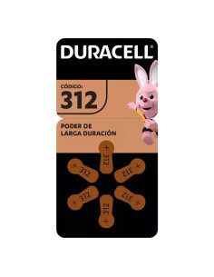 PILA PER APPARECCHI ACUSTICI 'DA 312' - DURACELL