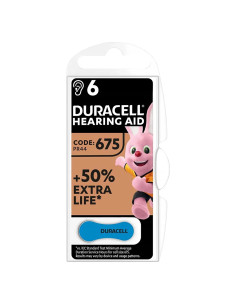 PILA PER APPARECCHI ACUSTICI 'DA 675' - DURACELL
