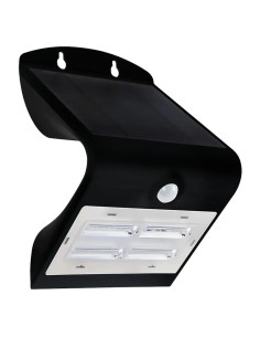 LAMPADA SOLARE DA PARETE nera - VTAC