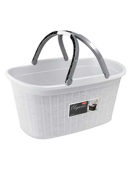 CESTA PORTABIANCHERIA 'ELEGANCE' - STEFANPLAST | Utensili Store