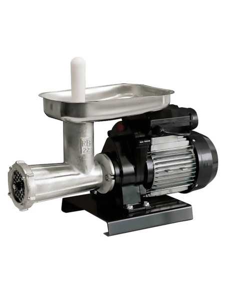 MOTORIDUTTORE CON TRITACARNE SERIE '20700' 20720N N.22 - 600W - REBER | Utensili Store