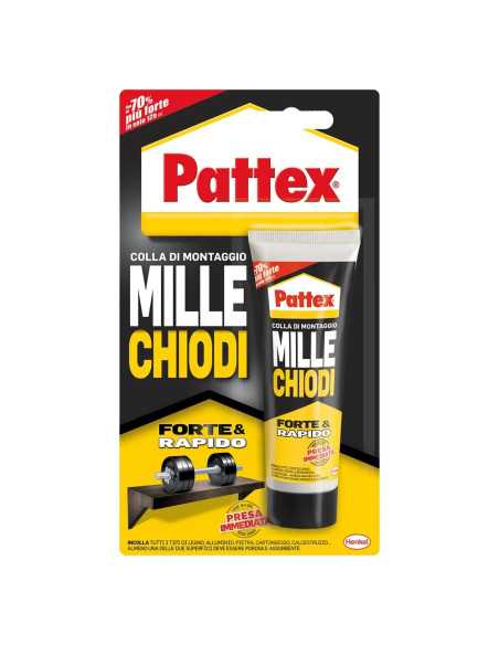 ADESIVO MILLECHIODI 'FORTE&RAPIDO' - PATTEX | Utensili Store