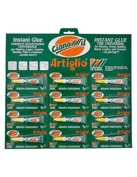 ADESIVO CIANOCRILATO 'ARTIGLIO CIANOWIL' - WILBRA | Utensili Store