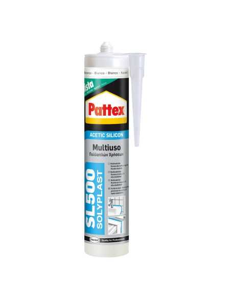 SILICONE ACETICO MULTIUSO 'SOLYPLAST' - PATTEX | Utensili Store
