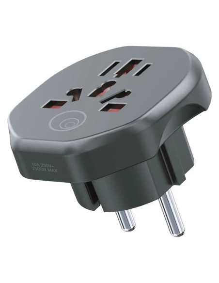 ADATTATORE INTERNAZIONALE DA VIAGGIO - LOSTECH | Utensili Store