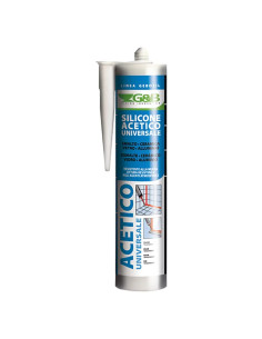 SILICONE ACETICO UNIVERSALE 'GEBOSIL' nero - G&B