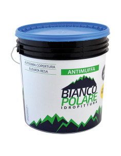 IDROPITTURA SEMILAVABILE ANTIMUFFA TRASPIRANTE - BIANCO POLARE