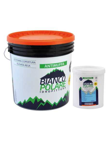 IDROPITTURA SUPERLAVABILE ANTIMUFFA - BIANCO POLARE | Utensili Store
