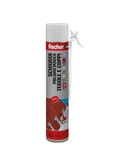 SCHIUMA POLIURETANICA 'TEGOLE E COPPI' PU T 750 ml - FISCHER | Utensili Store