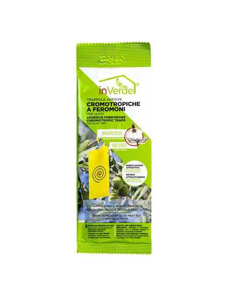 TRAPPOLA CROMOTROPICA APPENDIBILE MOSCHE DELL'OLIVO - Senza Marca | Utensili Store