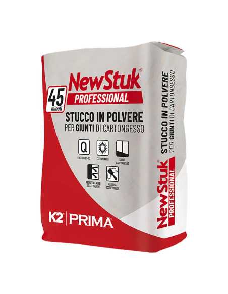 STUCCO IN POLVERE PER CARTONGESSO - K2 | Utensili Store