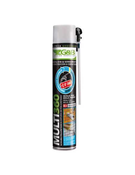 SCHIUMA POLIURETANICA 'GEBOFOAM MULTI 360' - G&B | Utensili Store