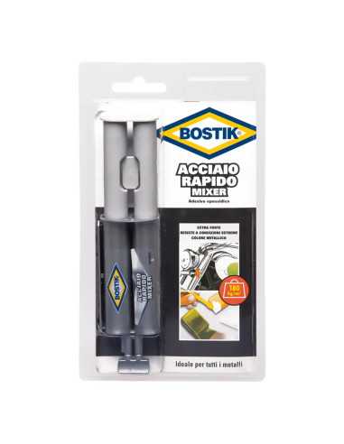 ADESIVO 'ACCIAIO RAPIDO MIXER' - BOSTIK | Utensili Store