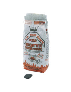 CARBONE VEGETALE PER GRILL 'BRIQUETTE' - Senza Marca