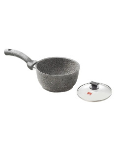 CASSERUOLA CON COPERCHIO VETRO 'CUORE DI PIETRA' - ACCADEMIAMUGNANO 2