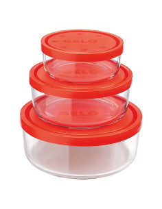 CONTENITORE TONDO IN VETRO SET 'GELO BOX' - BORMIOLI