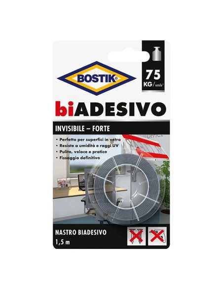 NASTRO BIADESIVO IN SCHIUMA INVISIBILE - BOSTIK | Utensili Store