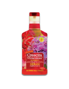 CONCIME LIQUIDO 'GERANI E PIANTE FIORITE' - CRESCITA MIRACOLOSA