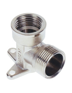 RACCORDO A STRINGERE CURVO CON FLANGIA 3 FORI - ICMA