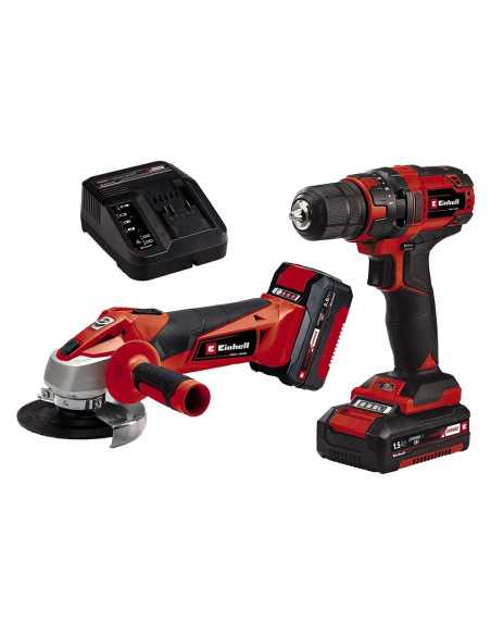 TRAPANO AVVITATORE+SMERIGLIATRICE A BATTERIA 'TC-TK 18 LI KIT' - EINHELL | Utensili Store