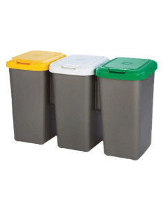 PATTUMIERA RACCOLTA DIFFERENZIATA SET 'TRIO' - TONTARELLI