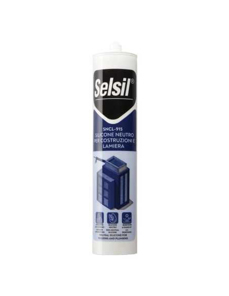 SILICONE NEUTRO PER LATTONERIA 'SNCL 915' testa di moro - SELSIL | Utensili Store