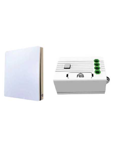 RELE' SINGOLO CON PULSANTE SINGOLO - FEB | Utensili Store