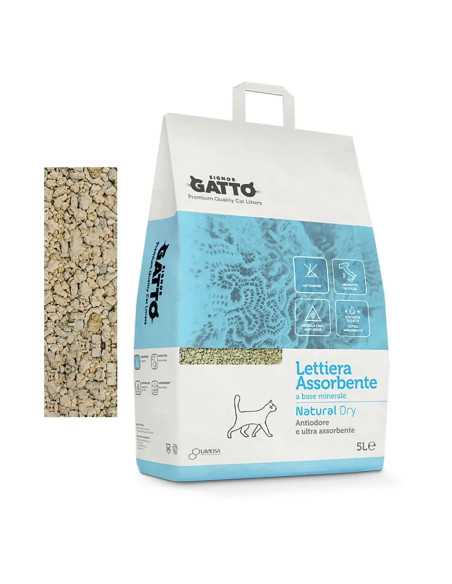 LETTIERA IGIENICA 'NATURAL DRY' - SIGNOR GATTO | Utensili Store
