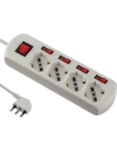 MULTIPRESA CON INTERRUTTORI INDIPENDENTI - ELECTRALINE