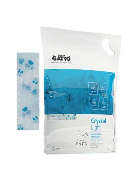 LETTIERA IGIENICA 'CRYSTAL LIGHT' - SIGNOR GATTO | Utensili Store