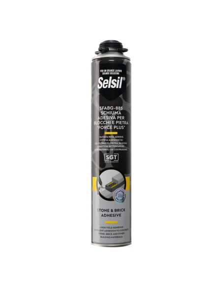 SCHIUMA POLIURETANICA ADESIVA 'FORCE PLUS' - SELSIL | Utensili Store