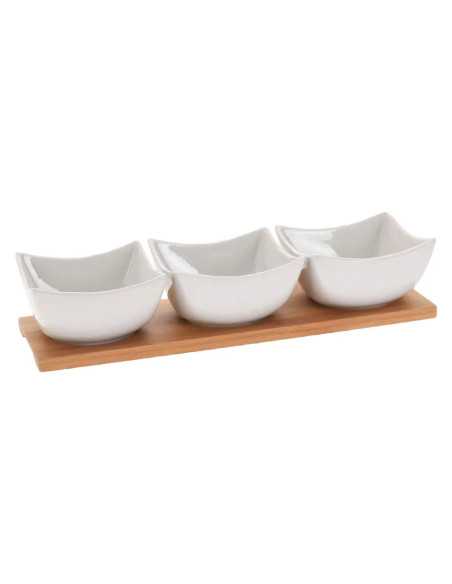 VASSOIO CON TRE CIOTOLE - Senza Marca | Utensili Store