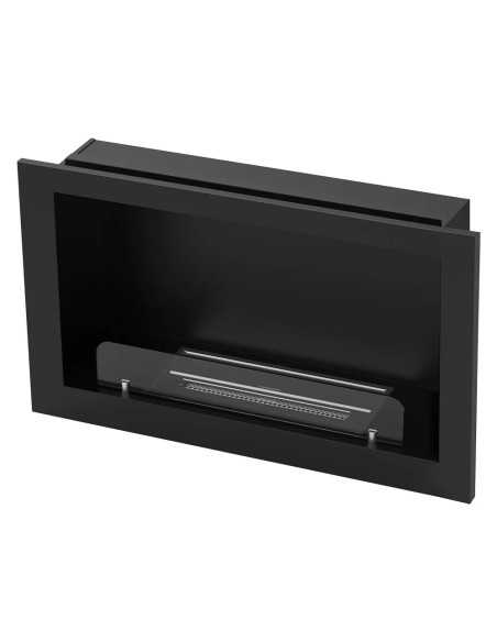 INSERTO BIOCAMINO FRONTALE kw 4,11 - colore nero - Senza Marca | Utensili Store