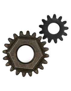 RONDELLA DENTATA CON DADO DENTATO per modello 'FL-25ES' - LIF
