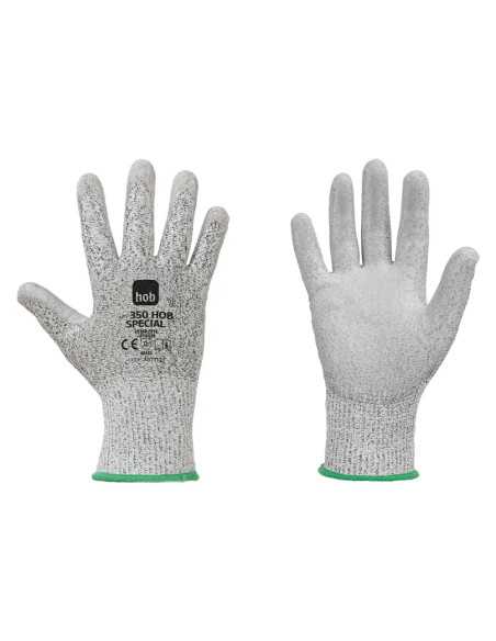 GUANTI POLIESTERE/POLIETILENE '350 HOB SPECIAL' - NERI | Utensili Store