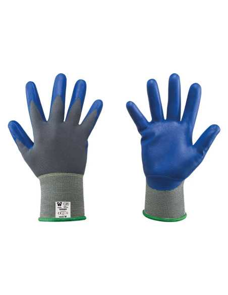 GUANTI NITRILE/NYLON 'GINGER' - NERI | Utensili Store