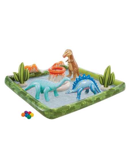 PISCINA GONFIABILE 'JURASSIC ADVENTURE PLAY CENTER' - INTEX | Utensili Store