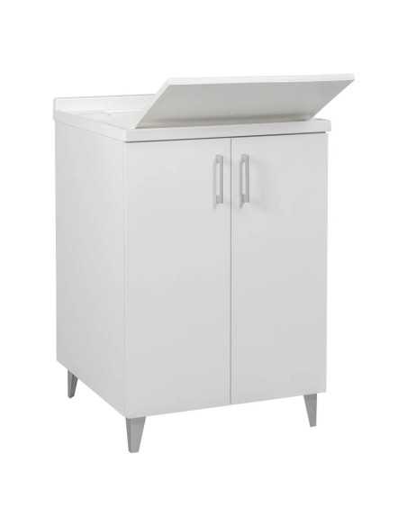 MOBILE LAVATOIO DOPPIA ANTA 'WOODY TOP' - TRIOPLAST | Utensili Store