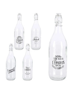 BOTTIGLIA IN VETRO 'DECORATA' - Senza Marca