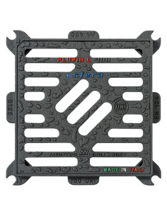 CHIUSINO GRIGLIATO IN GHISA PIANO PLUVIA LIGHT - MONTINI