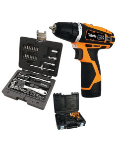 KIT TRAPANO AVVITATORE + SET CHIAVI A BUSSOLA - BETA