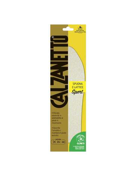 SOLETTA PER SCARPE 'SPUGNA E LATTICE SPORT' - EBANO | Utensili Store