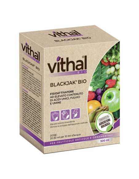 CONCIME ORGANICO FISIOATTIVATORE 'BLACKJAK BIO' - VITHAL | Utensili Store