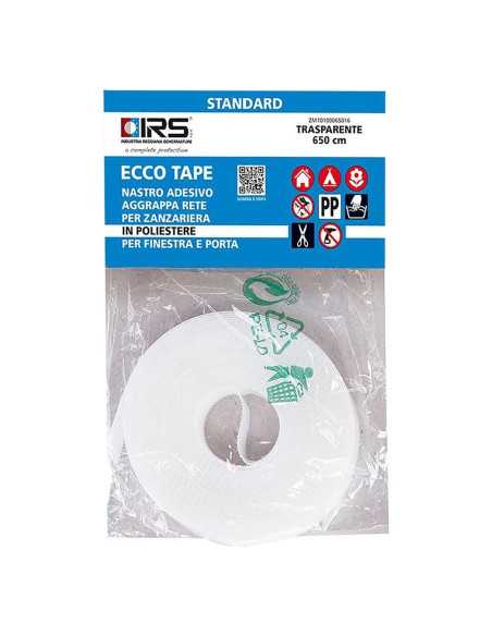 NASTRO IN VELCRO PER ZANZARIERE 'ECCO TAPE 650' - IRS | Utensili Store