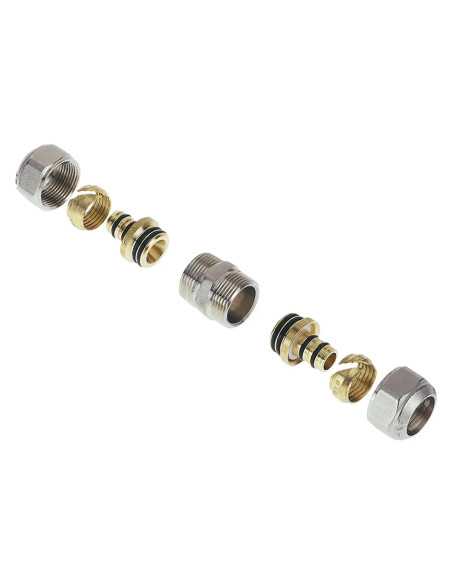 RACCORDO A STRINGERE DIRITTO DOPPIO - ICMA | Utensili Store