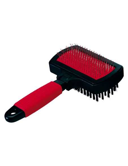 SPAZZOLA CARDATRICE COMBINATA 'GRO' - FERPLAST | Utensili Store