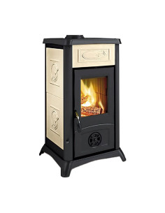 STUFA A LEGNA 'GEMMA 5.0 CERAMICA' - NORDICA EXTRAFLAME