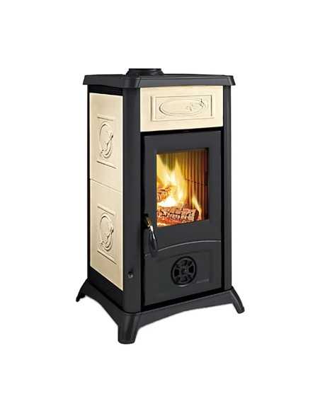 STUFA A LEGNA 'GEMMA 5.0 CERAMICA' - NORDICA EXTRAFLAME | Utensili Store
